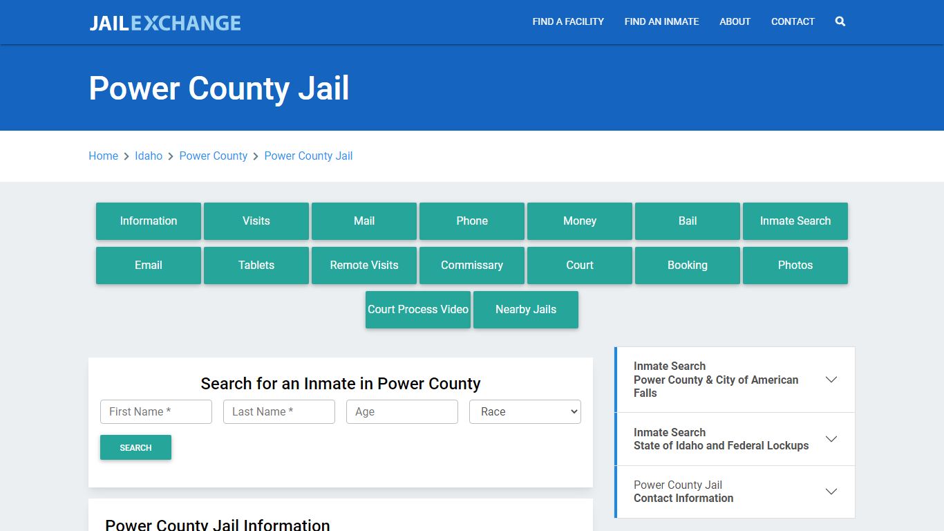 Power County Jail Roster Lookup, ID, Inmate Search